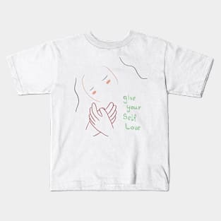 Give your self love Kids T-Shirt